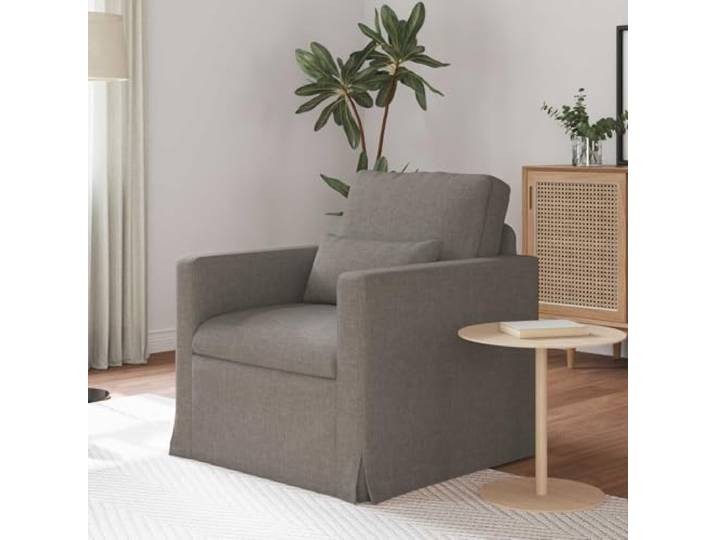 ZQQLVOO Sofa Taupe 78x78x80 cm Stoff Modularer Aufbau, Metallrahmen, Schaumfüllung, Kunststoffbeine, für Wohnzimmer