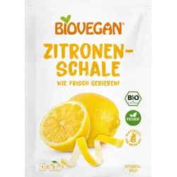 Biovegan Zitronenschale gerieben bio