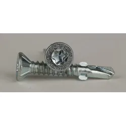 Flügelbohrschrauben Senkkopf Bi-Metall A2/CV - 5,5x38 TX30 - Bohrleistung 6 mm - Klemmstärke 14mm