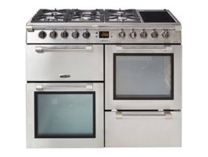 Piano de cuisson mixte LEISURE CK100F324X - 6 Foyers - 3 Four - Classe A - inox