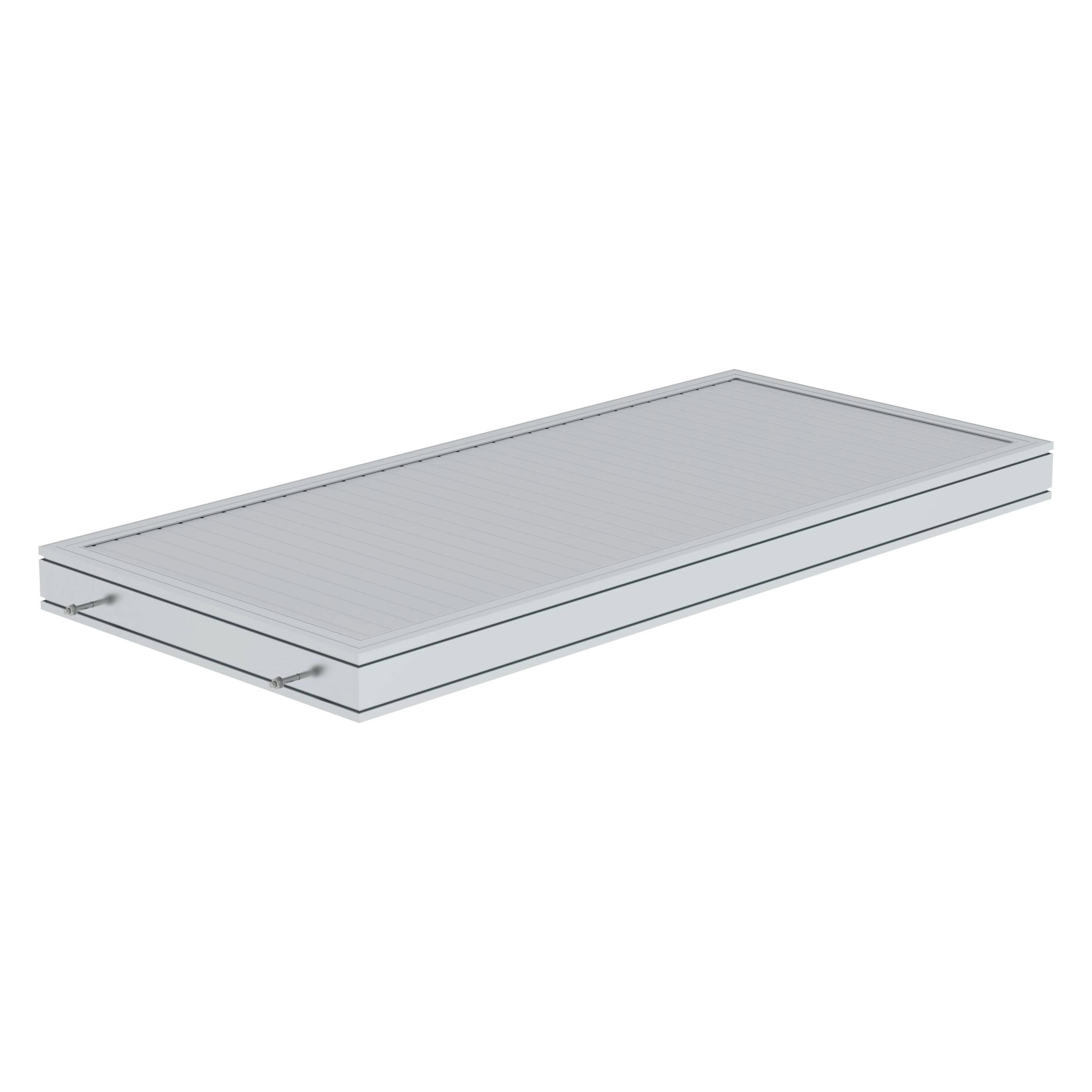 Günzburger Plattform Aluminium geriffelt Plattformlänge 1860 mm (Plattformleiter, 186 cm) (632102)