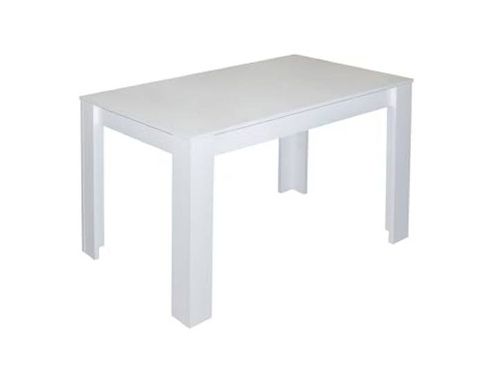 möbelando Esstisch >Pit< in weiß matt - 110x75x60cm (BxHxT)