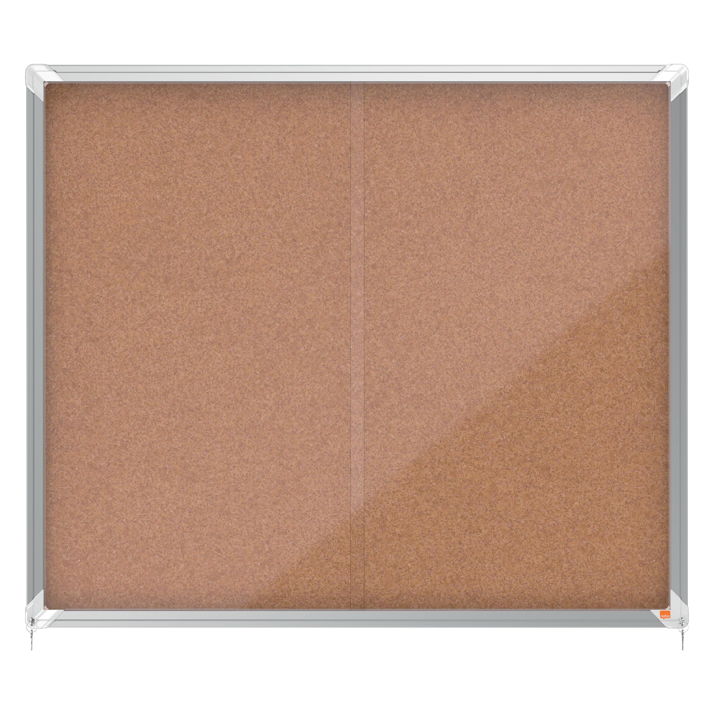 Nobo Schaukasten Premium Plus Innenbereich Kork (Pinnwand, 114 x 97 cm) (1915332)