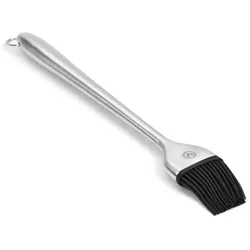Grillpinsel aus Edelstahl - mit abnehmbaren Silikonborsten