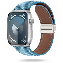 ONEFLOW Denim Loop Apple Watch 10 (42mm) Armband Jeans Look