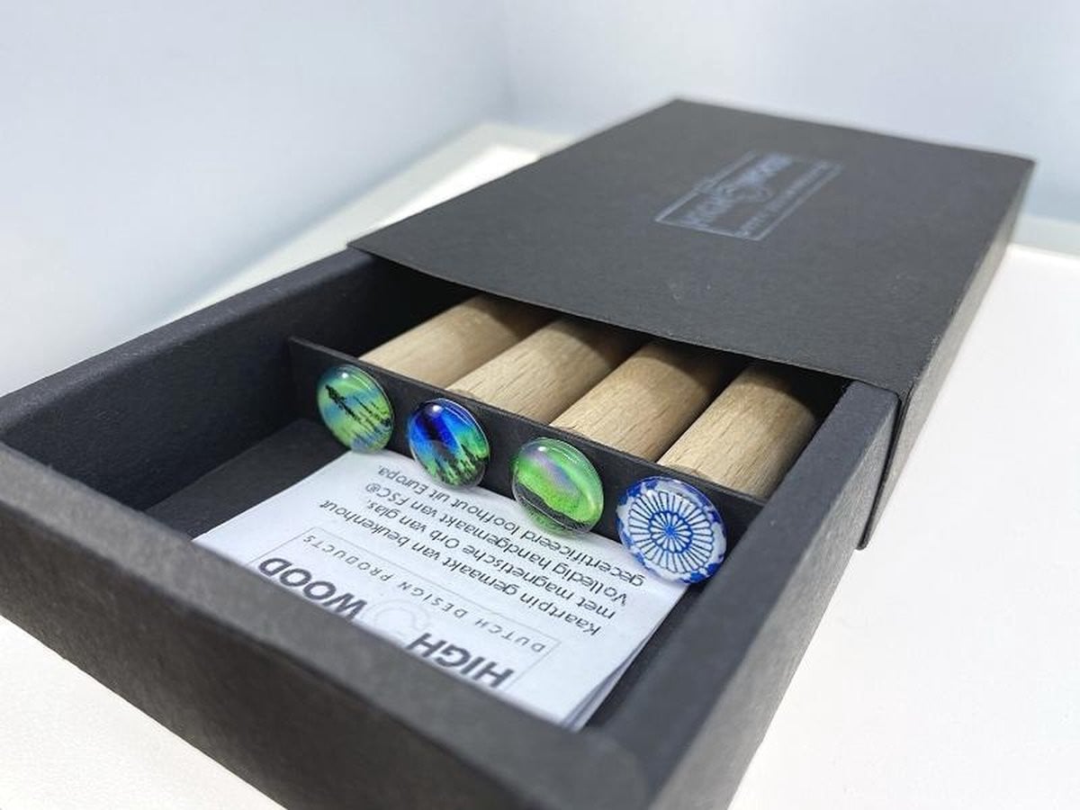 High5wood Kaartpin Northern Lights set van 3 plus 1 gratis