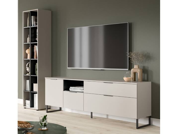 Wohnkombination Noida 1 , 2-teilig , Kaschmir / schwarz