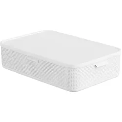 rotho Lisora Aufbewahrungsbox mit Deckel XL - weiß