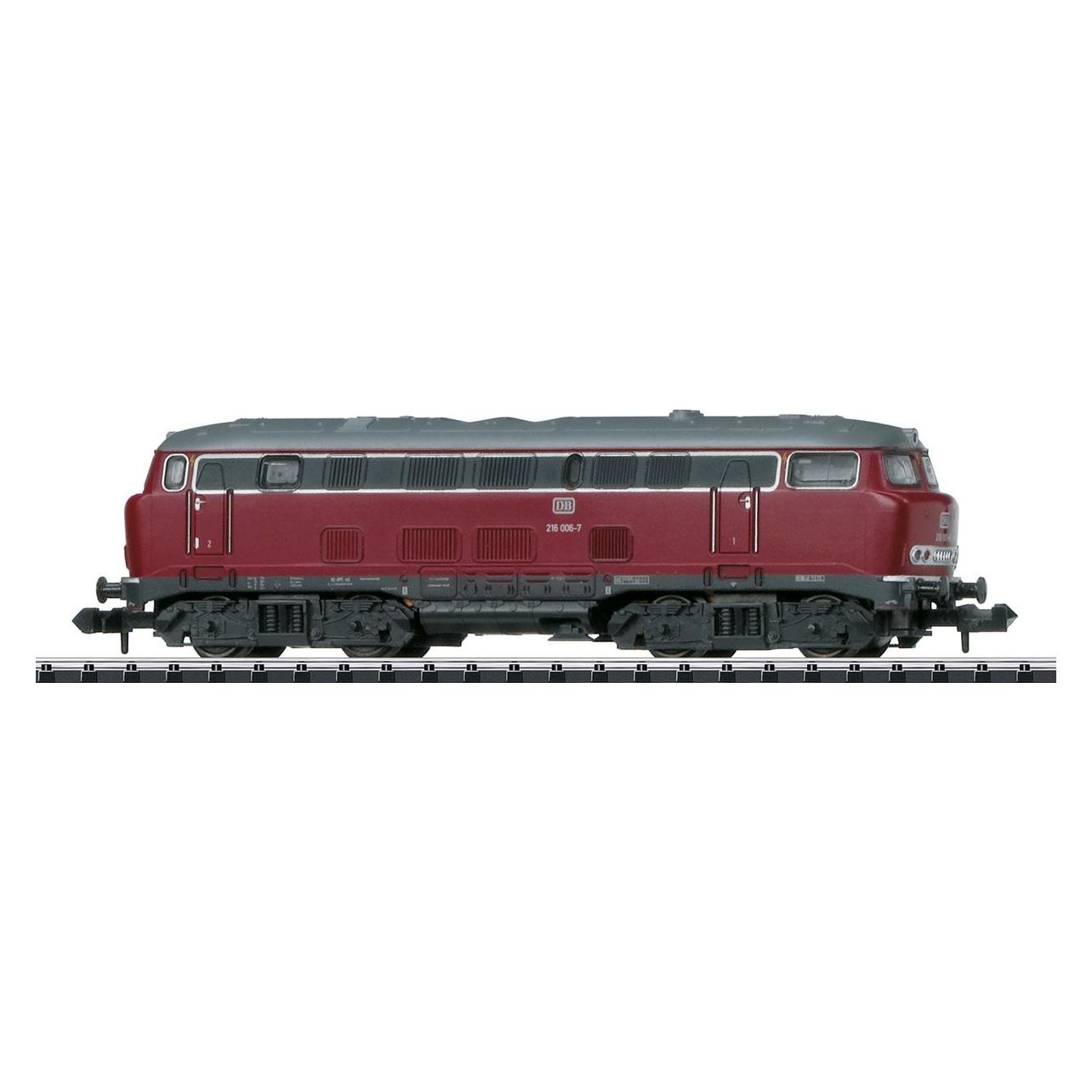 MiniTrix Hobby 16166 N Diesellok 216 006-7 Lollo der DB (Spur N) (16166)
