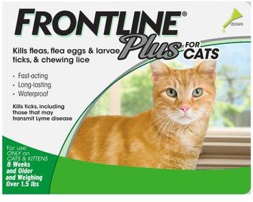 Frontline Plus Cats 6 Doses