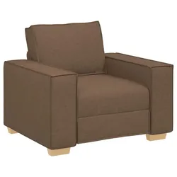 vidaXL Sofa Stuhl Braun 100x78x84 cm Stoff