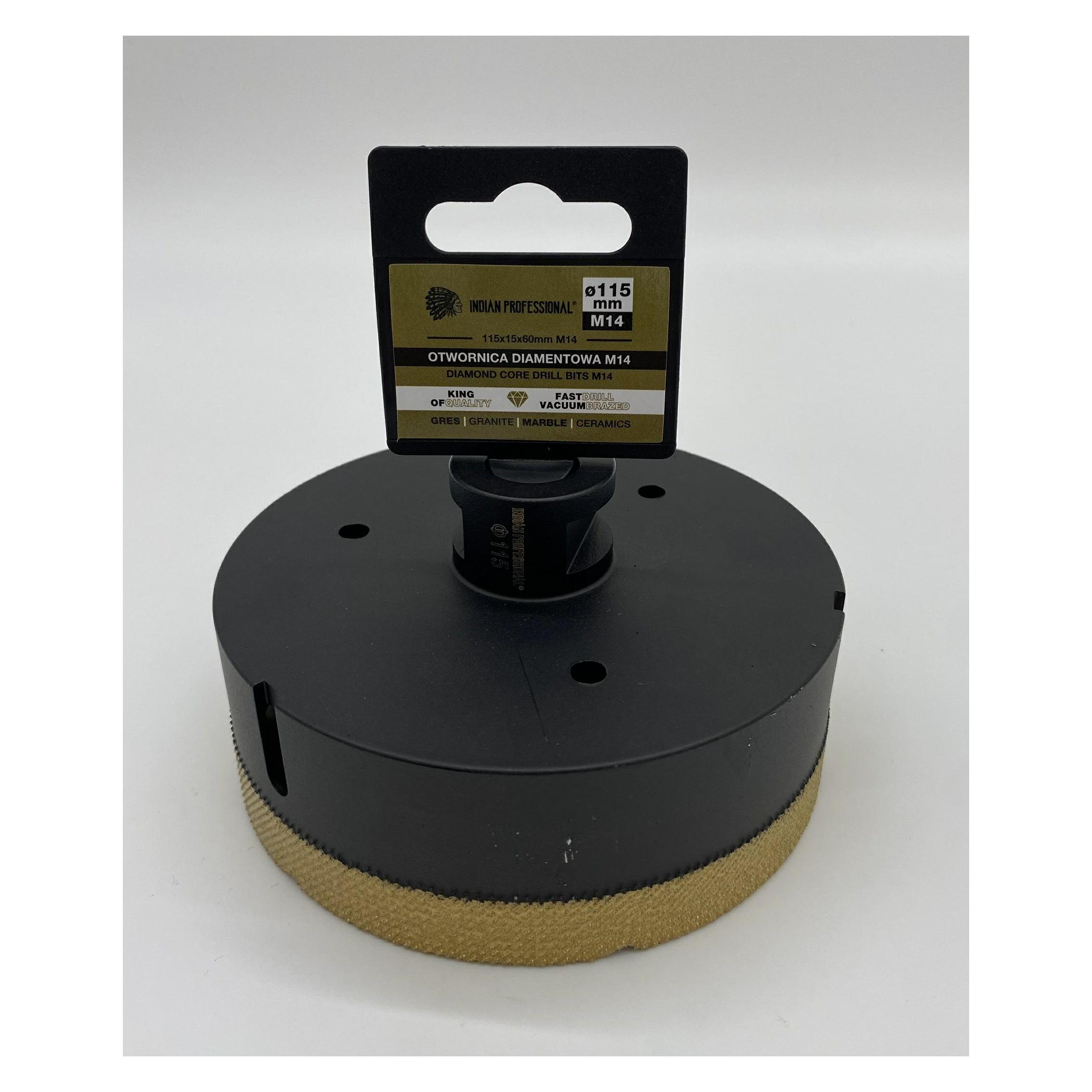 DIAMANTBOHRER M14 115mm TROCKENBOHREN /Indian Professional (IP7719)
