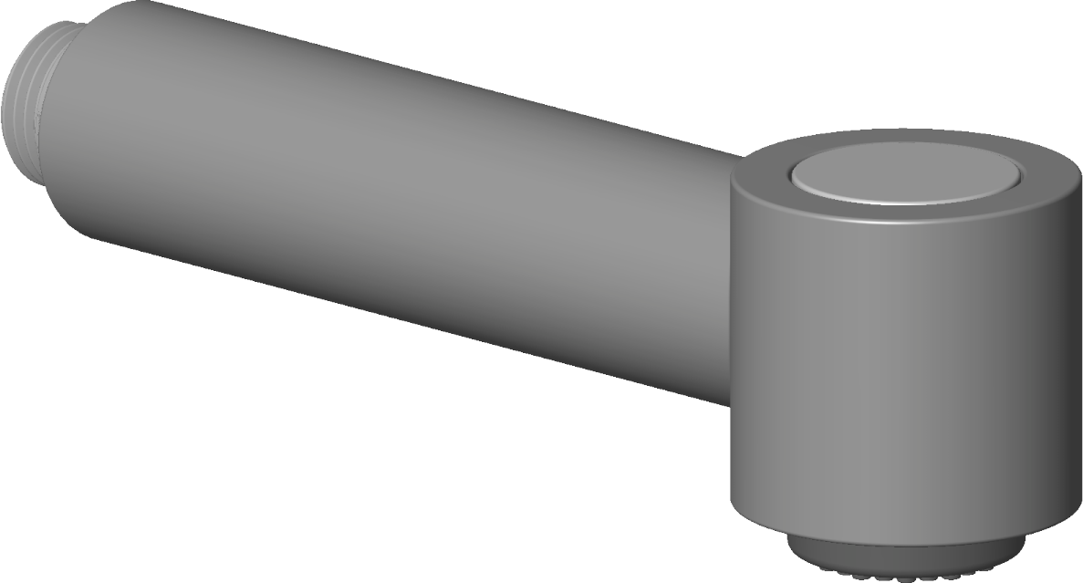 Dornbracht bec de douche BASSE PRESSION - 04121109900-06 platine mat