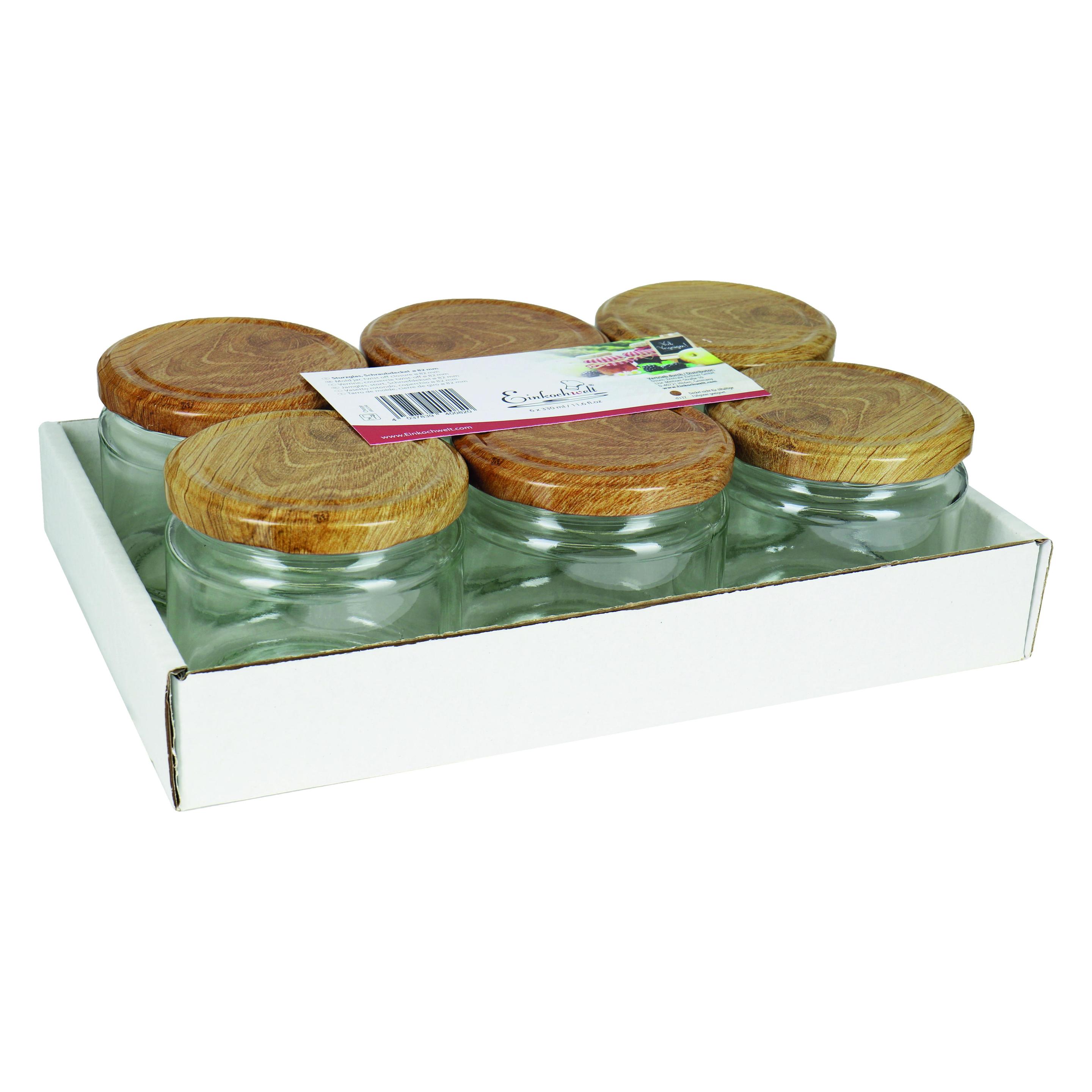 Dosen-Zentrale Schraubdeckelglas (6 Stk., 0.41 l) (DOSEN-ZENTRALE)