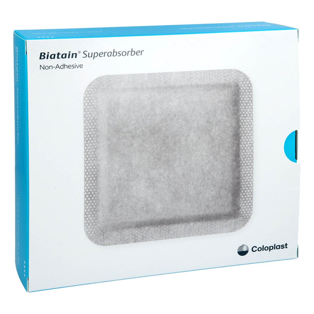 1001 Artikel Medical GmbH Biatain Superabsorber Nicht-haftend 12x12 Cm 19768347
