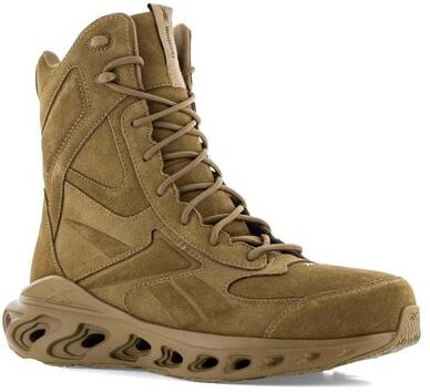 "Reebok Work Fuel Flex Tactical 8"" Comp Toe (Men's) in Coyote, Size 8 M, Leather/Memory Foam"
