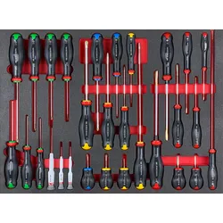 FACOM Modul 26Schraubendreher+3Micro-Tech