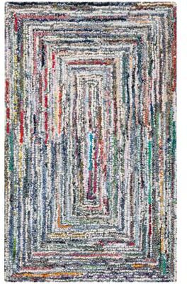 SAFAVIEH Handmade Nantucket Zekija Contemporary Cotton Rug