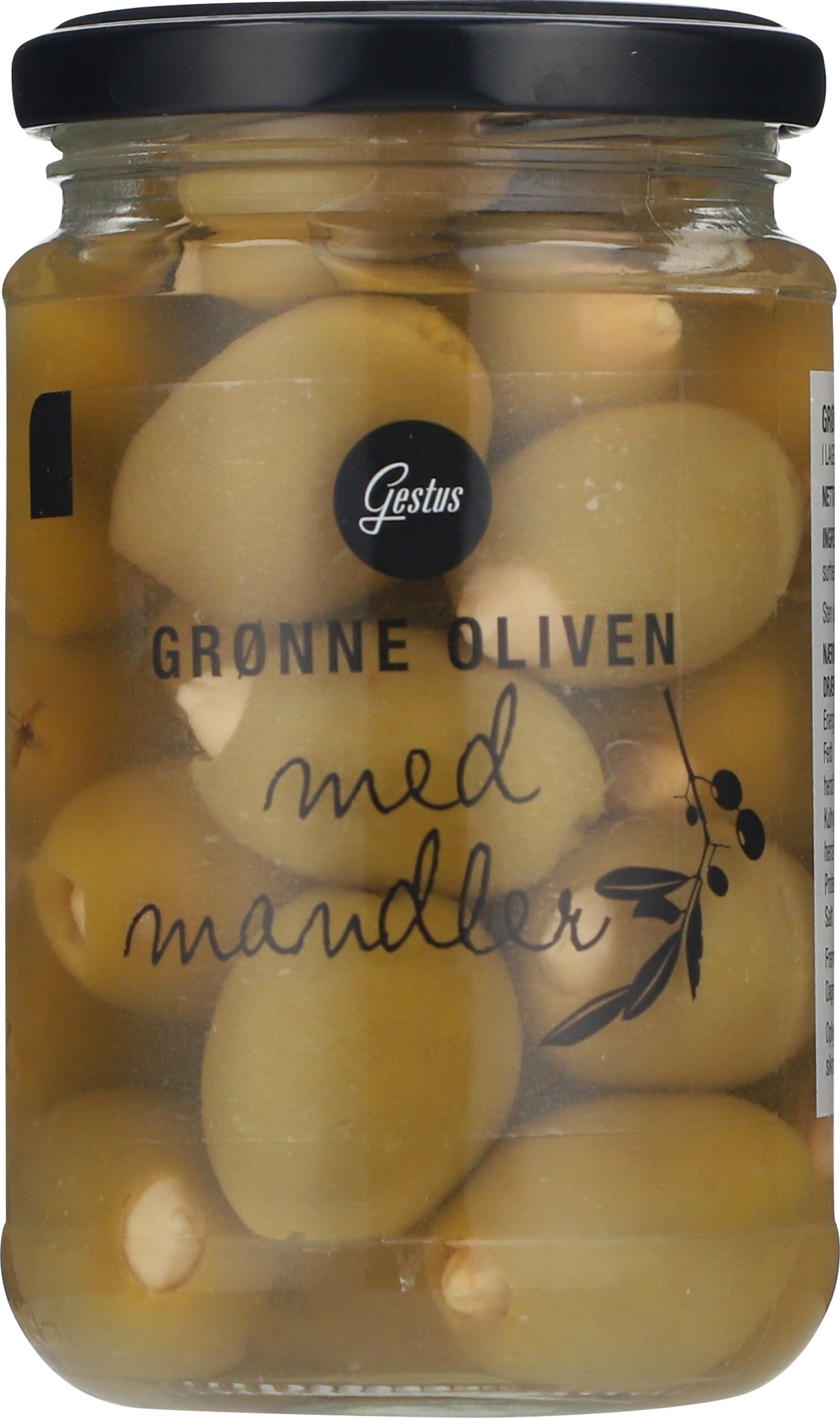 Gestus Oliven mit Mandeln 290 g - 290 g