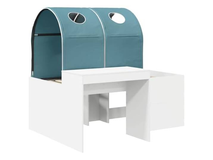SKTQYQO Bett 3 Stück Eiche Handwerk Hellblau Minimalistisches Design, klare Linien, elegant, funktional für Zimmer