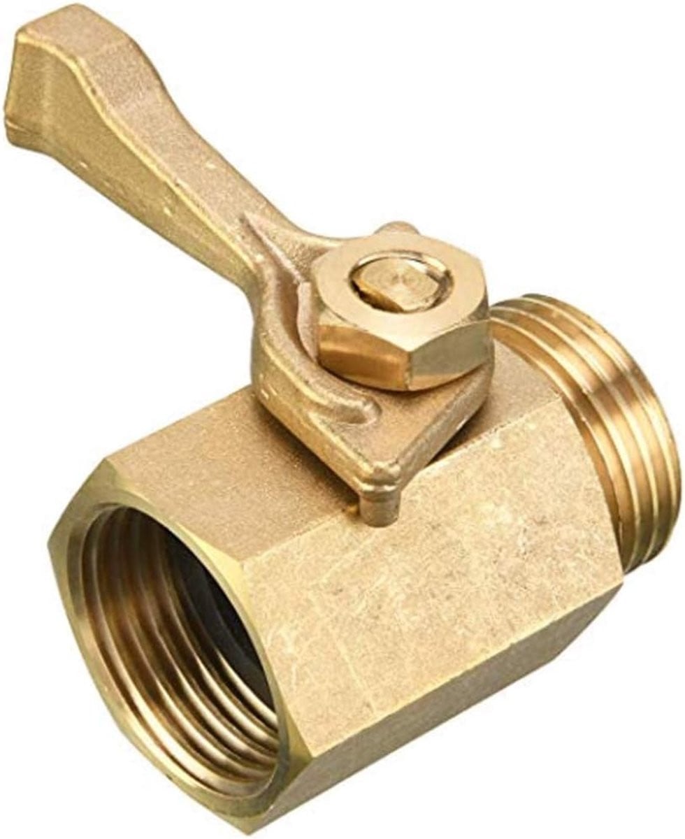 Messing tuinslang afsluitkraan 3/4 inch poortkraan voor tuinslang aansluiting