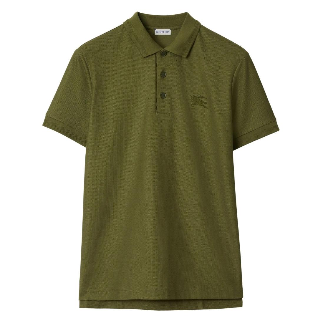 Burberry Eddie Ekd Olijfgroene Poloshirt