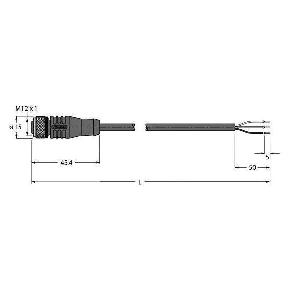 Turck Aktuator- (5 m) (8036085)