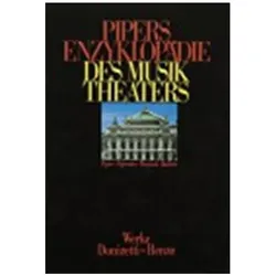 Pipers Enzyklopädie des Musiktheaters B, Sachbücher von Carl Dahlhaus