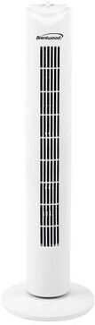 Brentwood 32 Inch 3 Speed Oscillating Portable Tower Fan in White