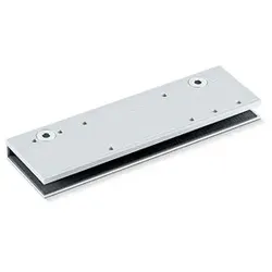 Glastürschuh TS 3000/2000 NV,silberfarben lackiert