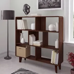 Regal Standregal in Walnussfarben 126 cm hoch