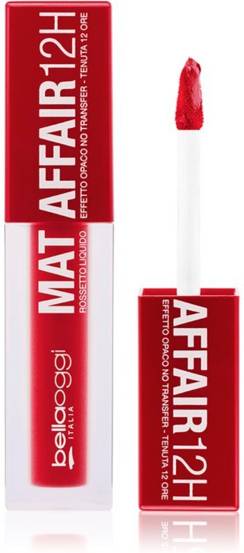 bellaoggi Mat Affair Liquid Lipstick Liquid Matte Lipstick shade Red Affair 4.4 ml