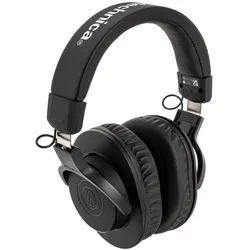 Audio-Technica ATH-M20xBT (Keine Geräuschunterdrückung, 60 h, Kabelgebunden), Kopfhörer, Schwarz
