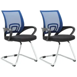 2er Set Besucherstühle Eureka