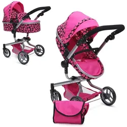 Moni Nano Puppenwagen Bella 9695 verstellbar