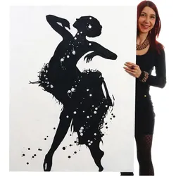 MCW, Bilder, Wandbild Tänzerin (90 x 120 cm)