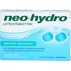 Neo-Hydro Lutschtabletten Menthol Zuckerfrei 24 ST