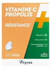 Vitavea Vitamine C + Propolis 24 comprimés à croquer - Boîte 2 tubes de 12 comprimés