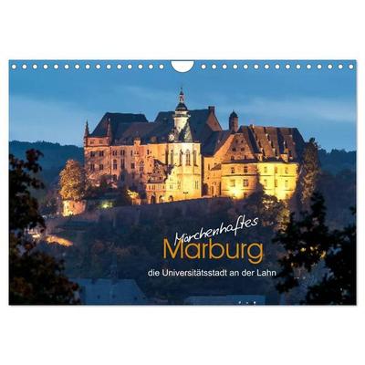 Märchenhaftes Marburg (Wandkalender 2027 DIN A4 quer), CALVENDO Monatskalender