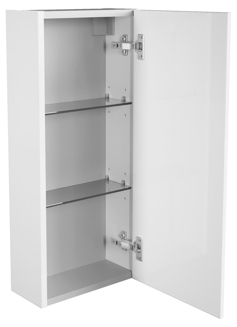 FACKELMANNGMBH MILANO Hae 30x68x15 Weiß, 1 Tür 16889846