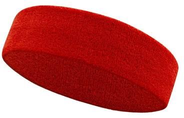 Inspire Select 1pc Cotton Athletic Headband Sports Sweatband For Men & Women Running Basketball Gym Fitness Tennis Yoga red