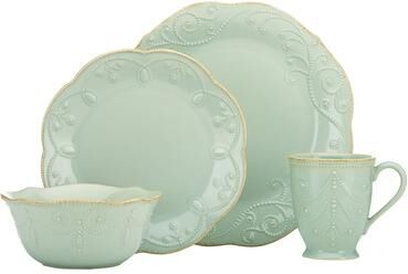 Lenox French Perle Ice Blue 4-Piece Place Setting