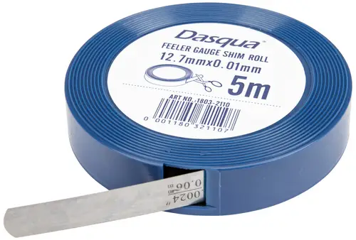 Dasqua 1803-4118 Fühlerlehrenband aus legiertem Stahl Dicke: 0,09mm