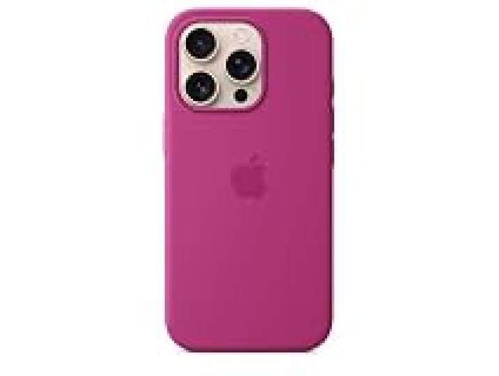 Apple Coque en Silicone avec MagSafe pour iPhone 16 Pro - Fuchsia ​​​​​​​