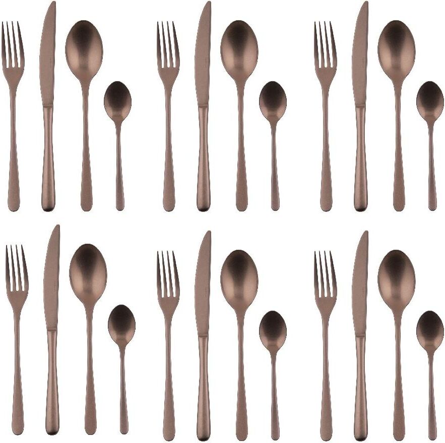 Besteck-Set SAMBONET "Taste", braun, Essbesteck-Sets, Besteck-Set braun Einheitsgröße