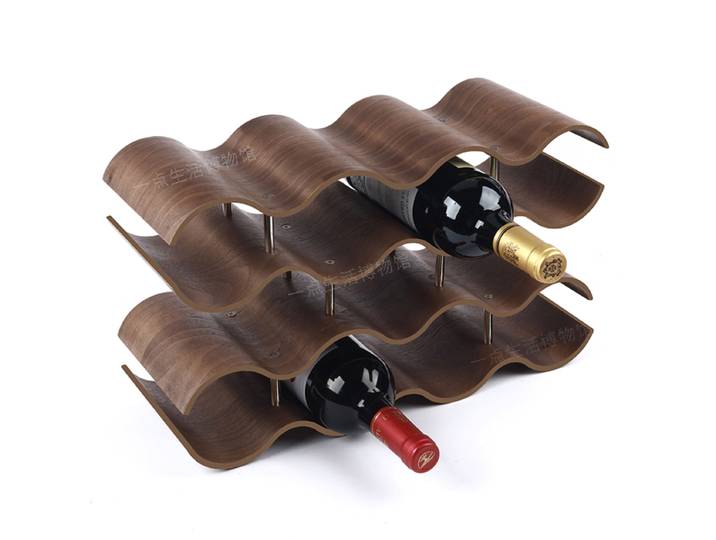 Porte-bouteilles en bois créatif, support de bouteille de vin vintage, porte-bouteille en bois, porte-bouteille de table de bar