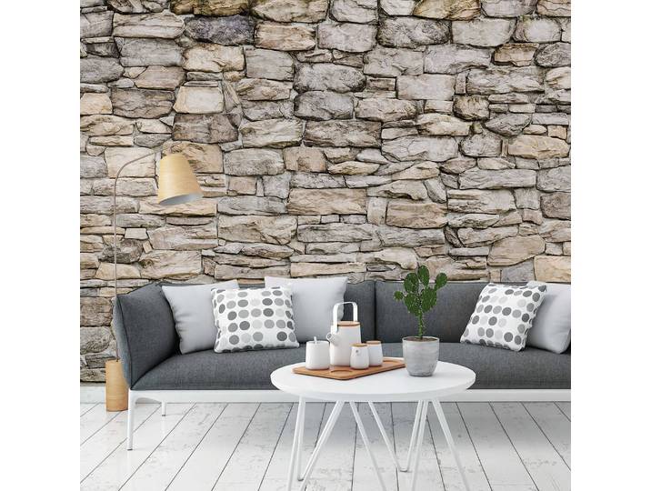 Papier peint Stone Wall Stein 3 x 2cm