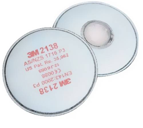 3M 2138 mit Aktivkohle, P3 Partikelfilter 20 St. EN 143 DIN 143