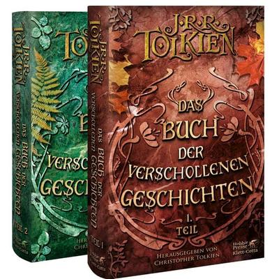 Das Buch der verschollenen Geschichten. Teil 1 + 2, Gebundene Ausgabe von J. R. R. Tolkien, Klett Cotta, 978-3-608-96088-4