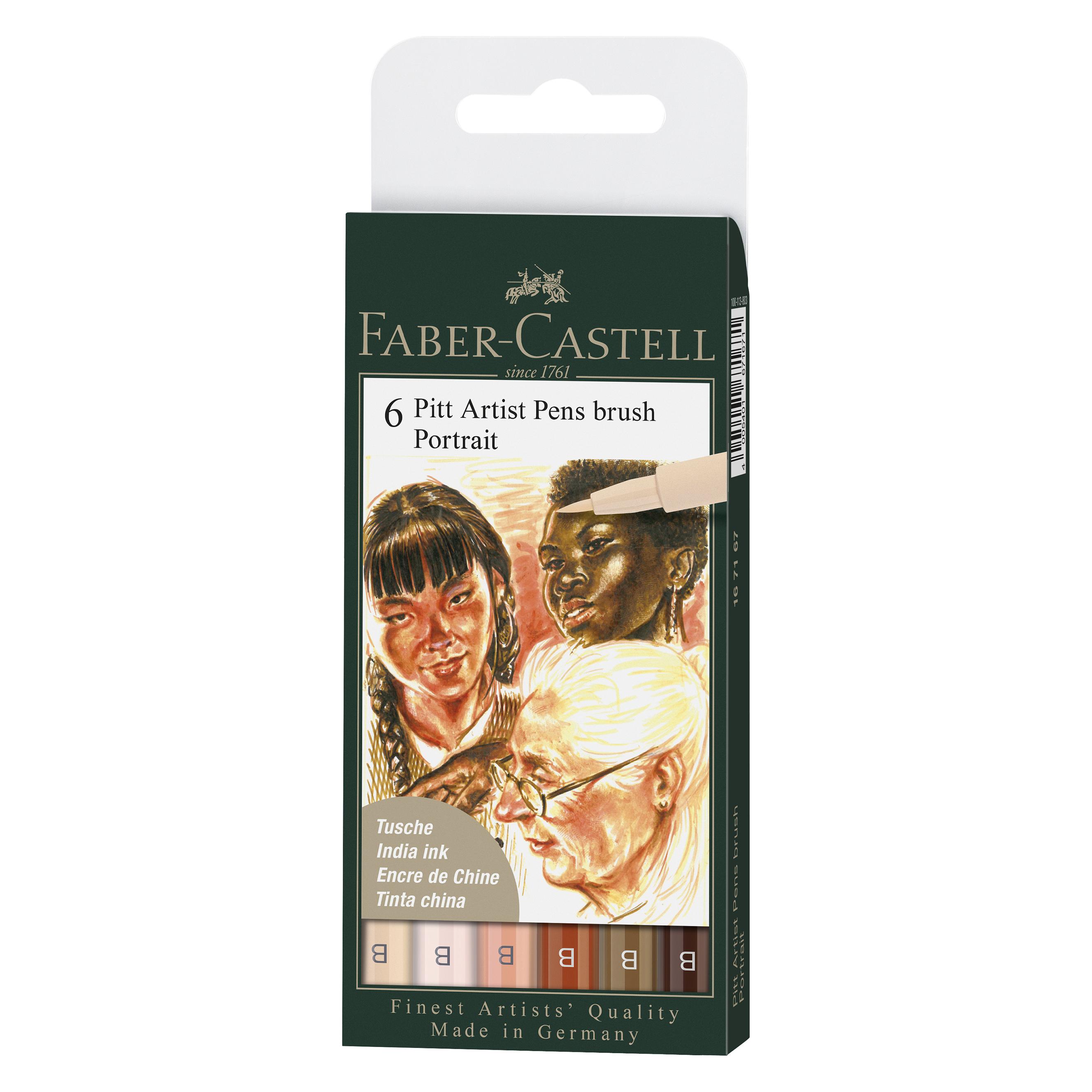 Faber-Castell Pitt Artist Pen Brush (6x) (167167)